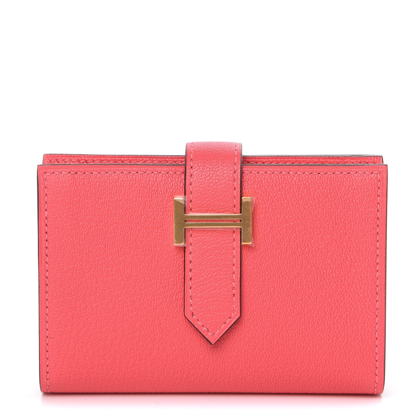 Chevre Mysore Mini Bearn Wallet Rose Lipstick