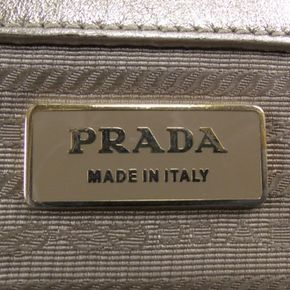 Prada Nappa Gaufre Dome Satchel Platino 9 of 12