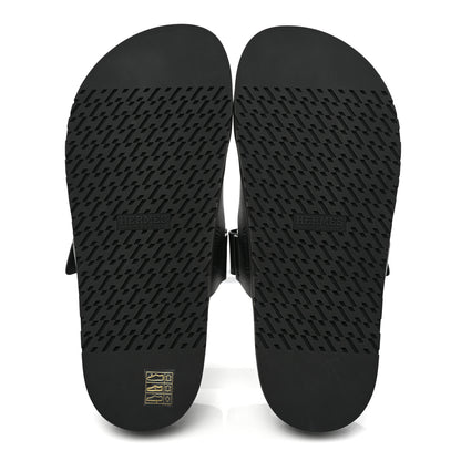 Hermes Calfskin Mens Chypre Sandals 44 Black 5 of 8