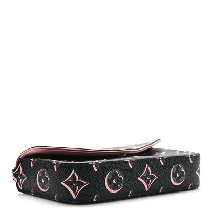 Louis Vuitton Monogram Fall For You Felicie Strap & Go Black 3 of 7