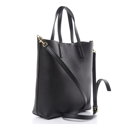 Saint Laurent Calfskin Toy Shopping Tote Black 3 of 9