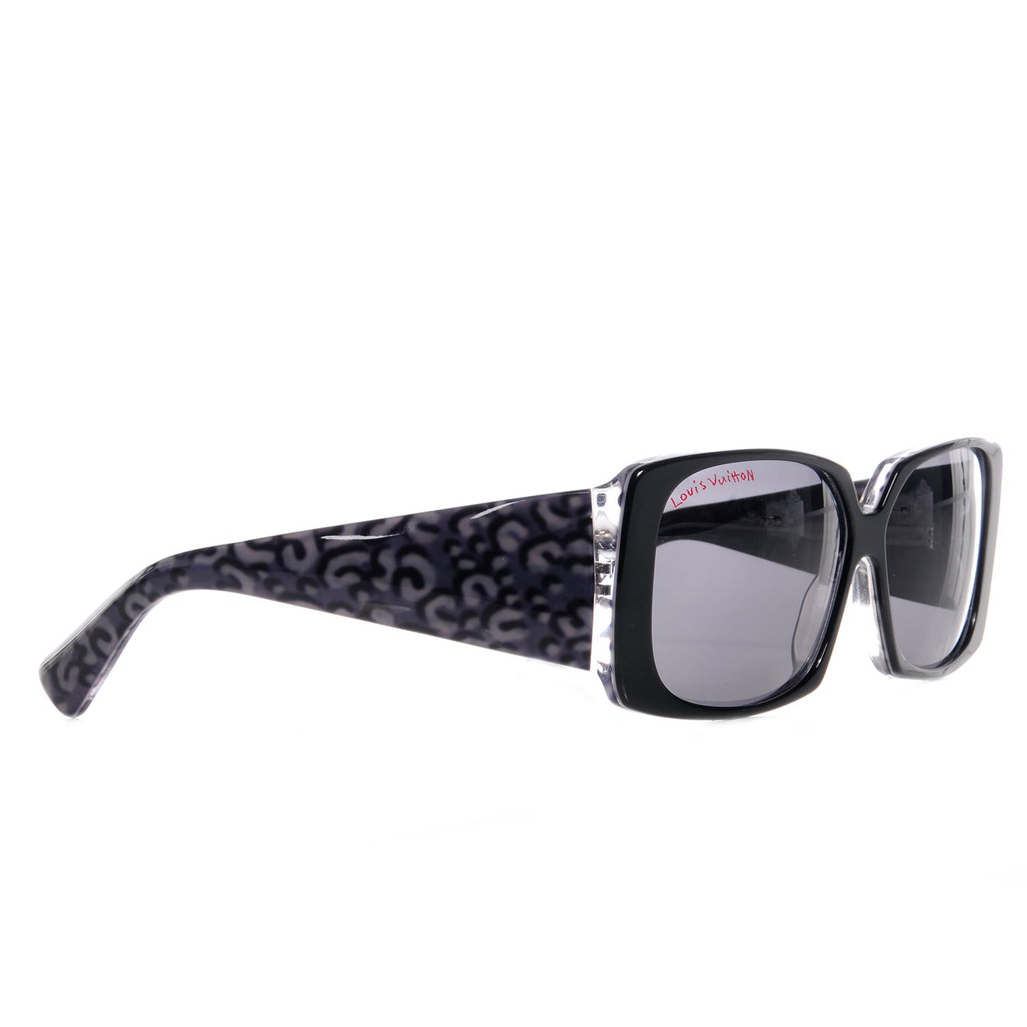 Leopard Marquise Sunglasses Grey