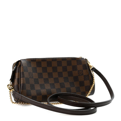 Louis Vuitton Damier Ebene Eva Clutch 2 of 12