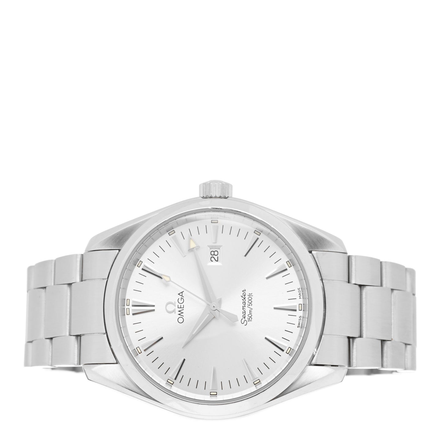 Stainless Steel 39mm Seamaster Aqua Terra Quartz Watch 2517.30