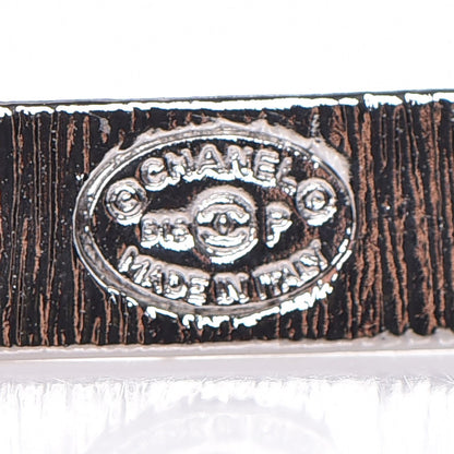 Chanel Crystal CC Brooch Silver 4 of 5