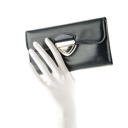 Louis Vuitton Epi Eugenie Wallet Black 2 of 8