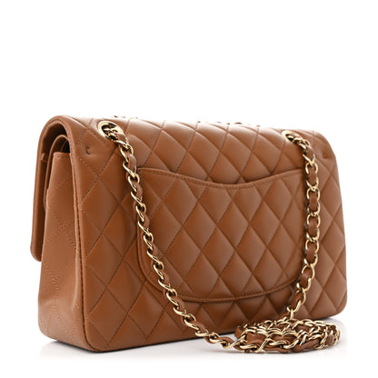 Chanel Lambskin Quilted Medium Double Flap Brown 3 of 11