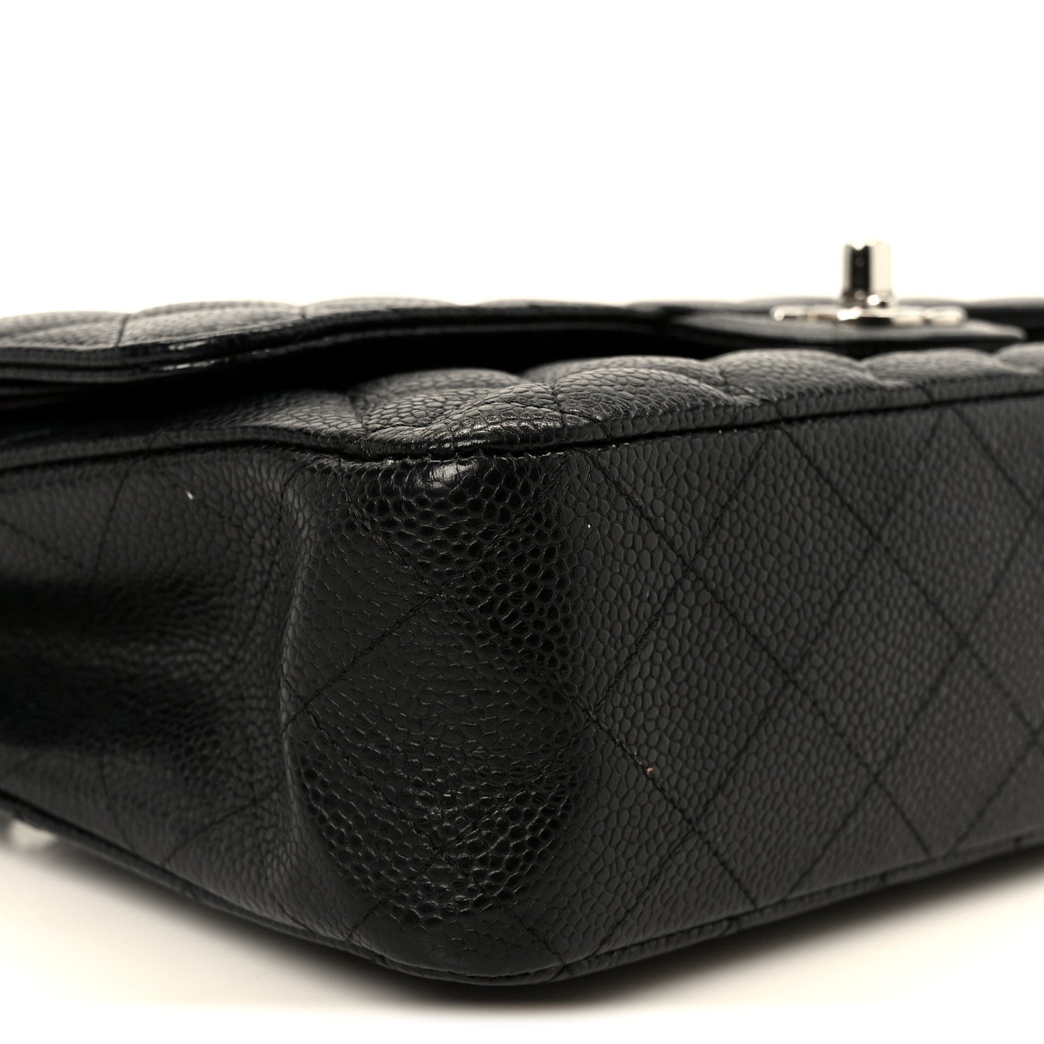 Chanel Caviar Quilted Medium Double Flap Black 10 of 11