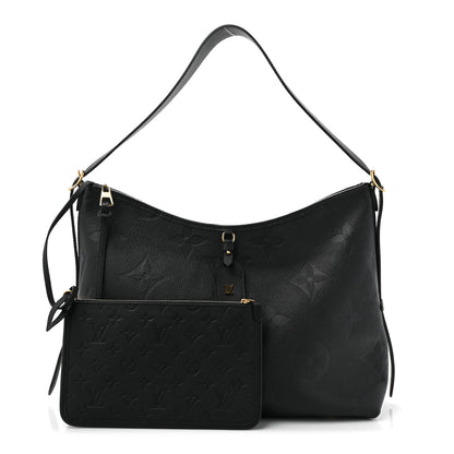 Louis Vuitton Empreinte Monogram Giant CarryAll MM Black 3 of 12