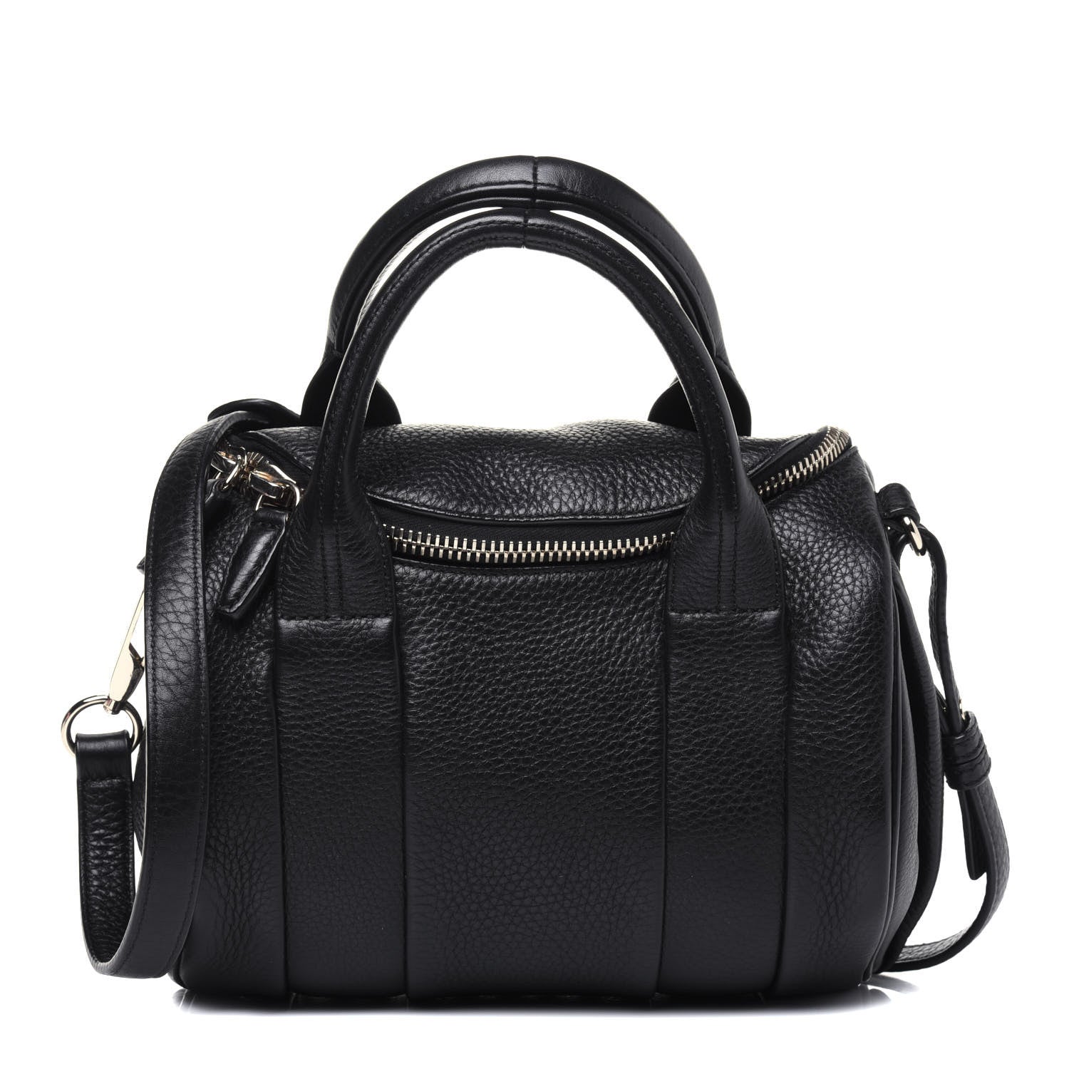 Alexander Wang Pebbled Lambskin Mini Rockie Black Pale Gold Hardware 1 of 15