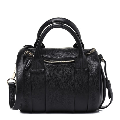 Alexander Wang Pebbled Lambskin Mini Rockie Black Pale Gold Hardware 1 of 15