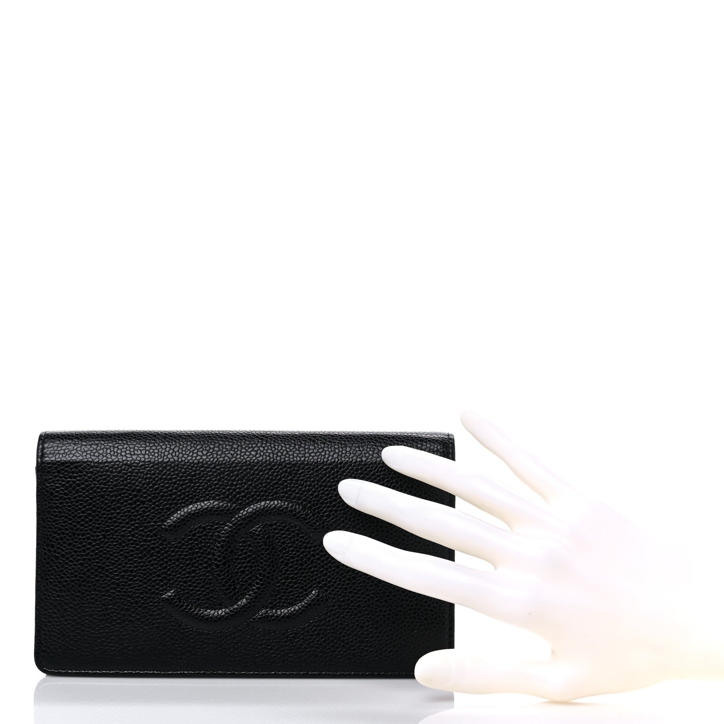 Caviar Timeless CC Yen Wallet Black