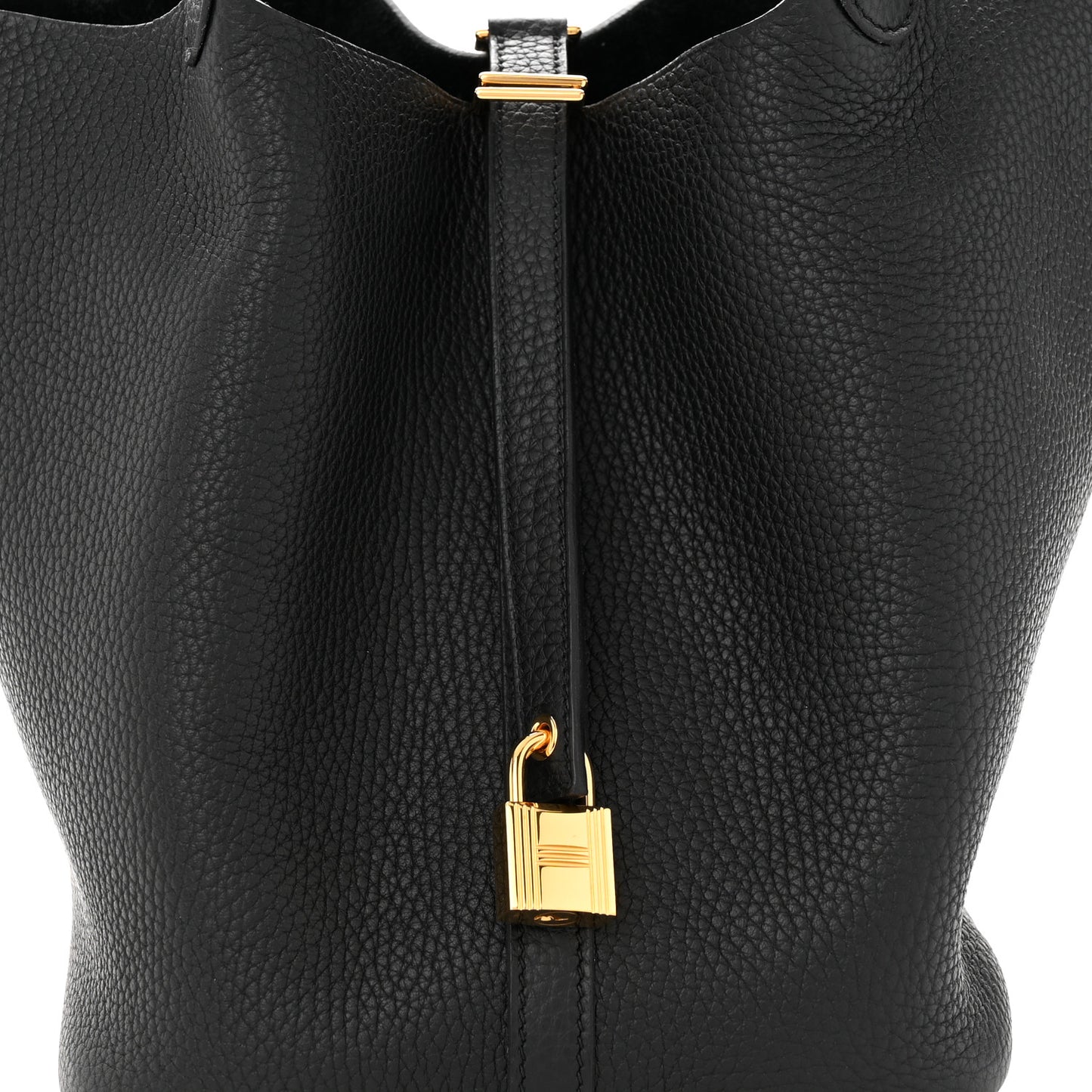 Taurillon Clemence Picotin Lock 22 MM Black