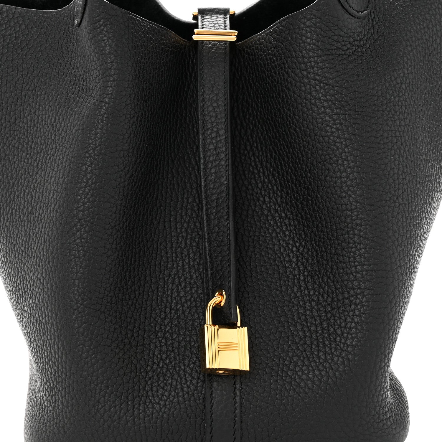Hermes Taurillon Clemence Picotin Lock 22 MM Black 8 of 11