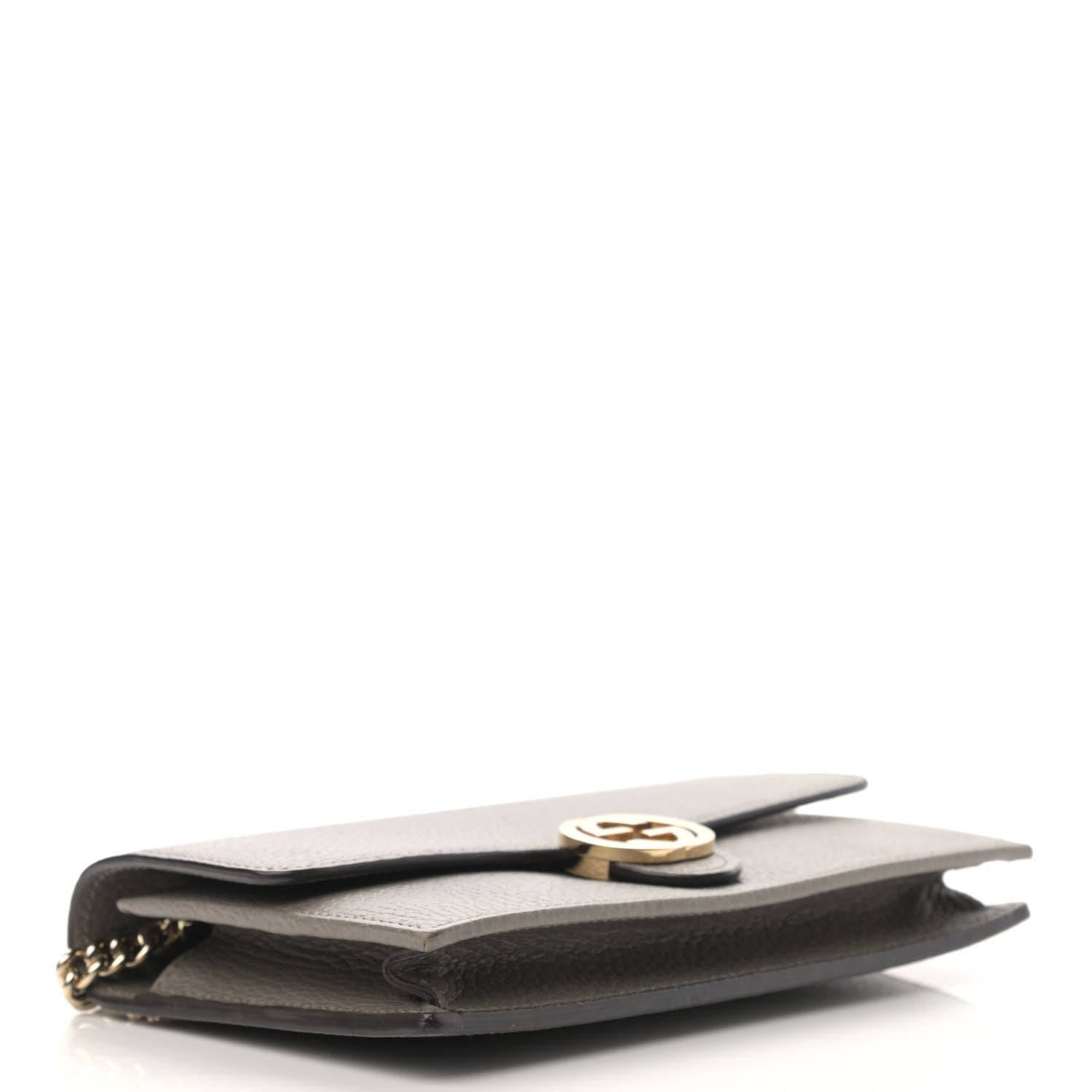 Gucci Dollar Calfskin Interlocking G Chain Wallet Loess 4 of 11