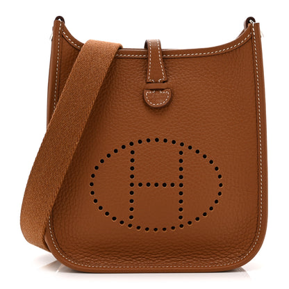 Hermes Taurillon Clemence Evelyne TPM Gold 1 of 10
