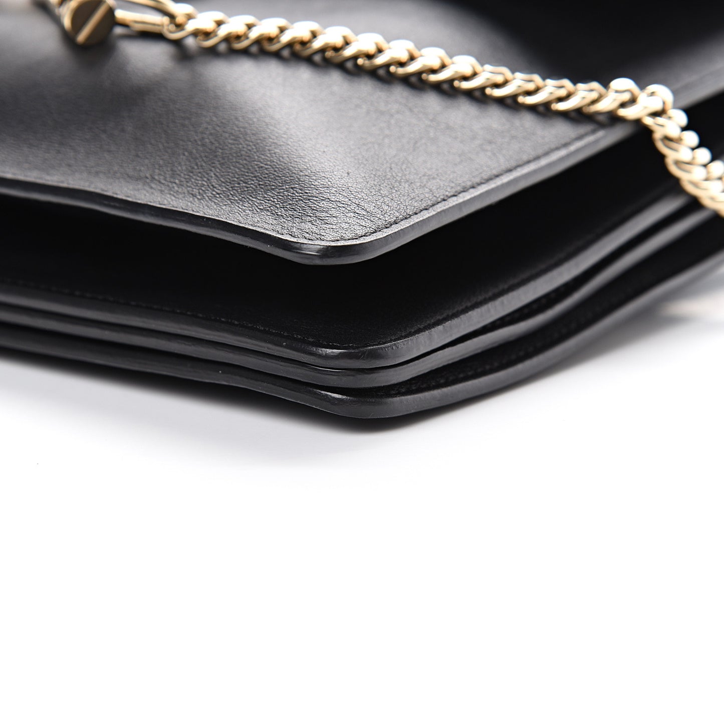 Suede Calfskin Medium Faye Shoulder Bag Black