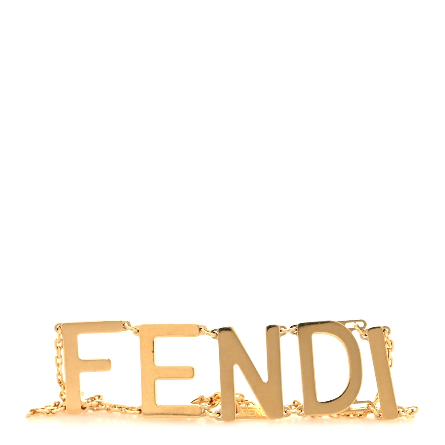 Metal Logo Bracelet Gold