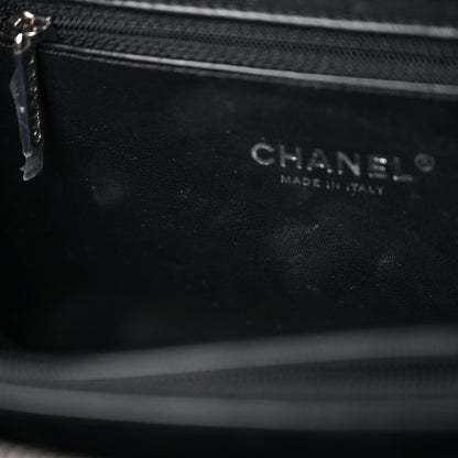 Chanel Lambskin Quilted Medium CC Filigree Vanity Case Black 14 of 22