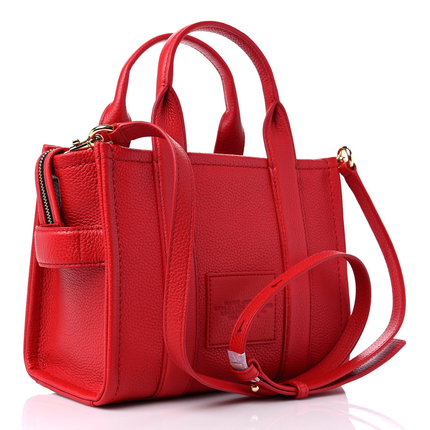 Grained Calfskin Small The Tote Bag True Red