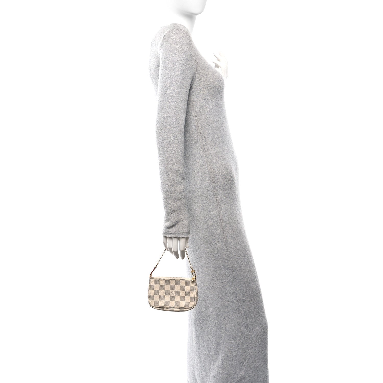 Louis Vuitton Damier Azur Mini Pochette Accessories 2 of 10