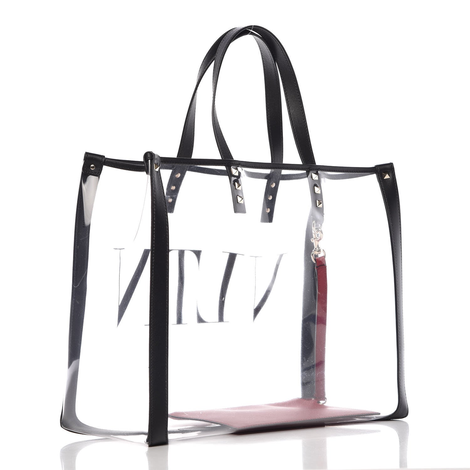 Valentino Garavani Plexy VLTN Shopping Bag Transparent 4 of 9
