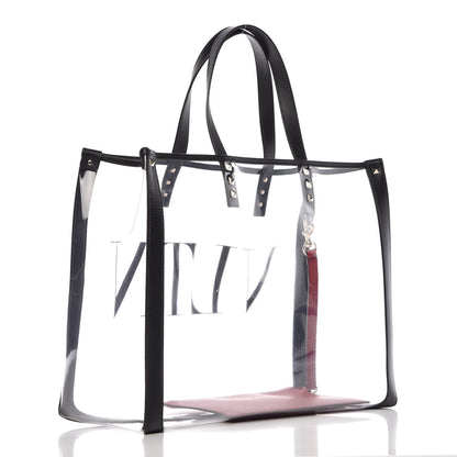 Valentino Garavani Plexy VLTN Shopping Bag Transparent 4 of 9