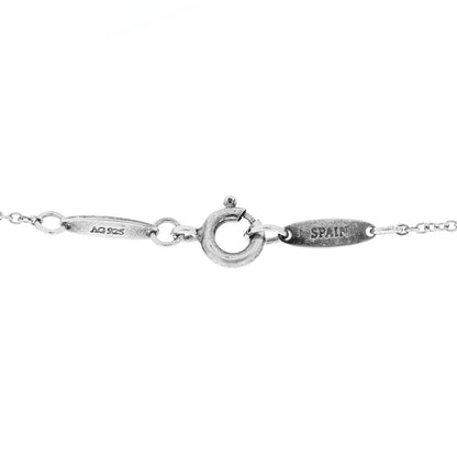 Tiffany Sterling Silver 18K Rose Gold Elsa Peretti 16mm Double Open Heart Pendant Necklace 5 of 6