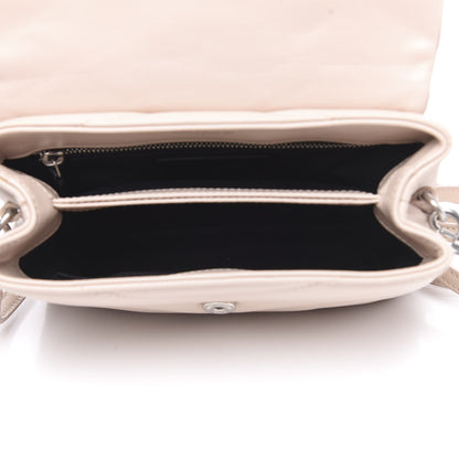 Saint Laurent Calfskin Y Quilted Monogram Toy Loulou Crossbody Bag Marble Pink 4 of 10