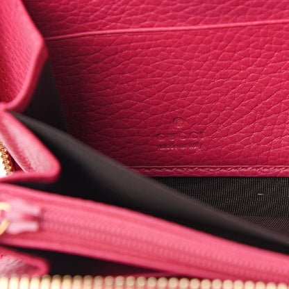 Gucci Dollar Calfskin GG Marmont Zip Around Wallet Box Pink 5 of 6