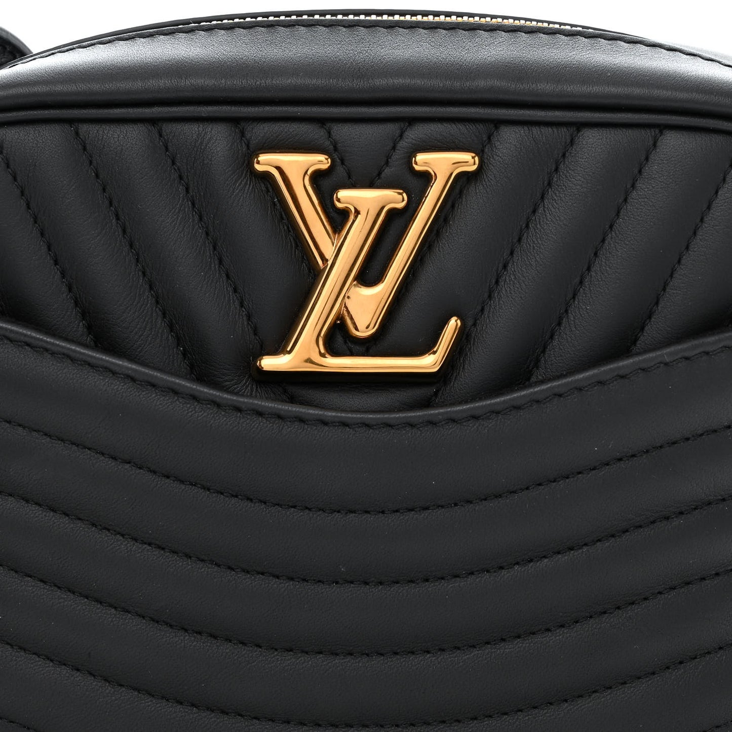 Calfskin New Wave Camera Bag Black