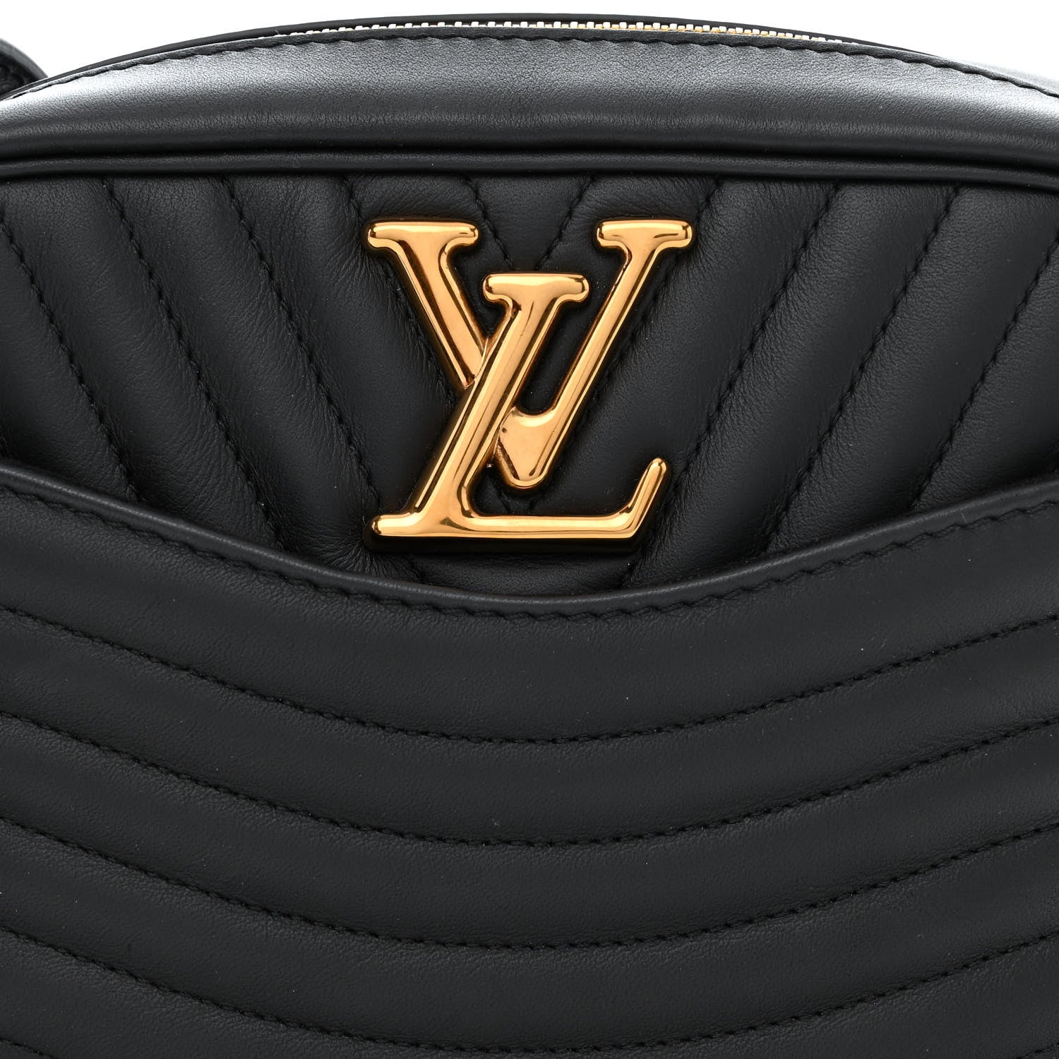 Louis Vuitton Calfskin New Wave Camera Bag Black 8 of 10