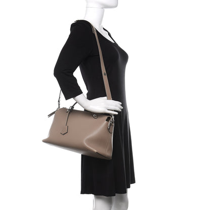 Fendi Vitello Dolce Large By The Way Boston Bag Tortora 2 of 12