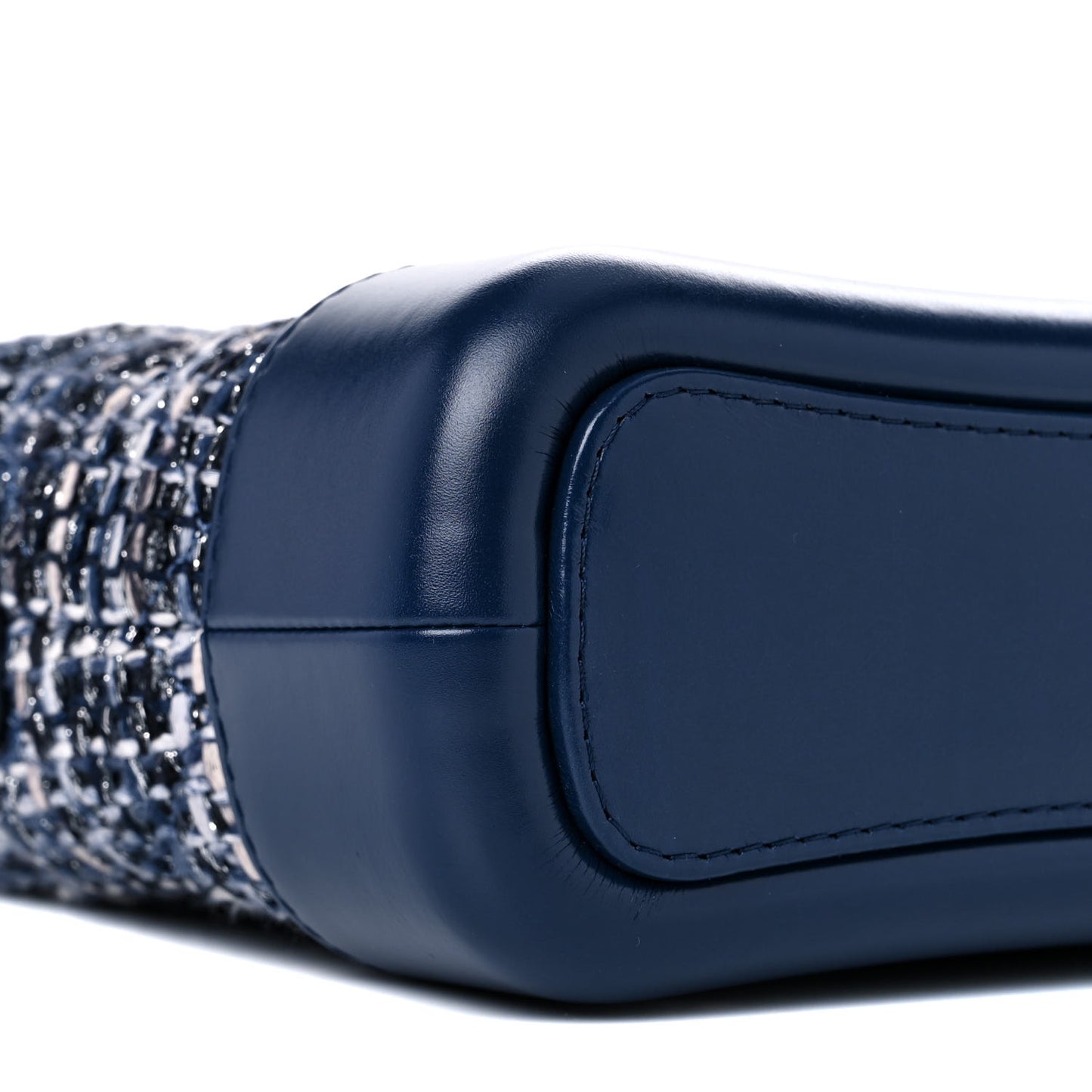 Tweed Calfskin Small Gabrielle Hobo Blue