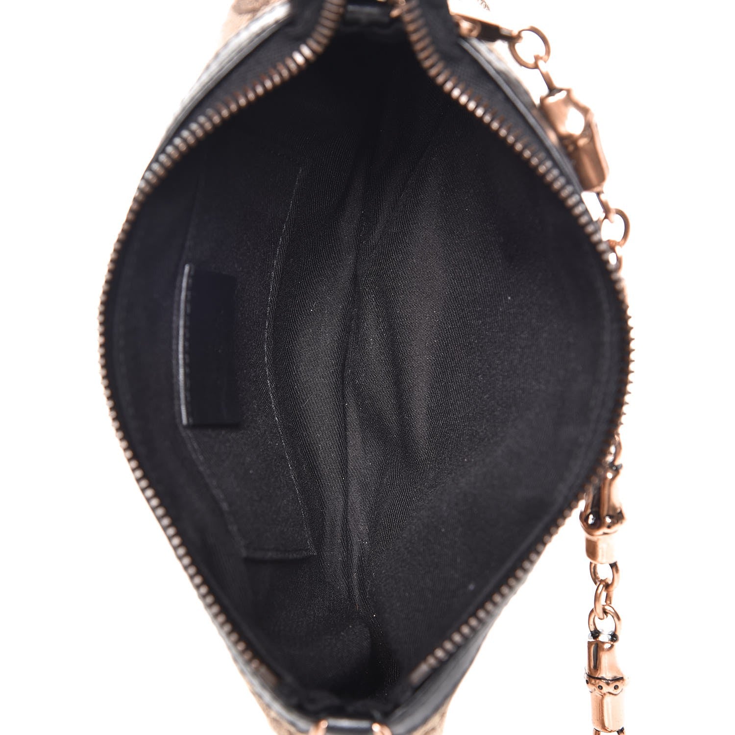 Gucci Monogram Web Studded Chain Clutch Purple 6 of 8