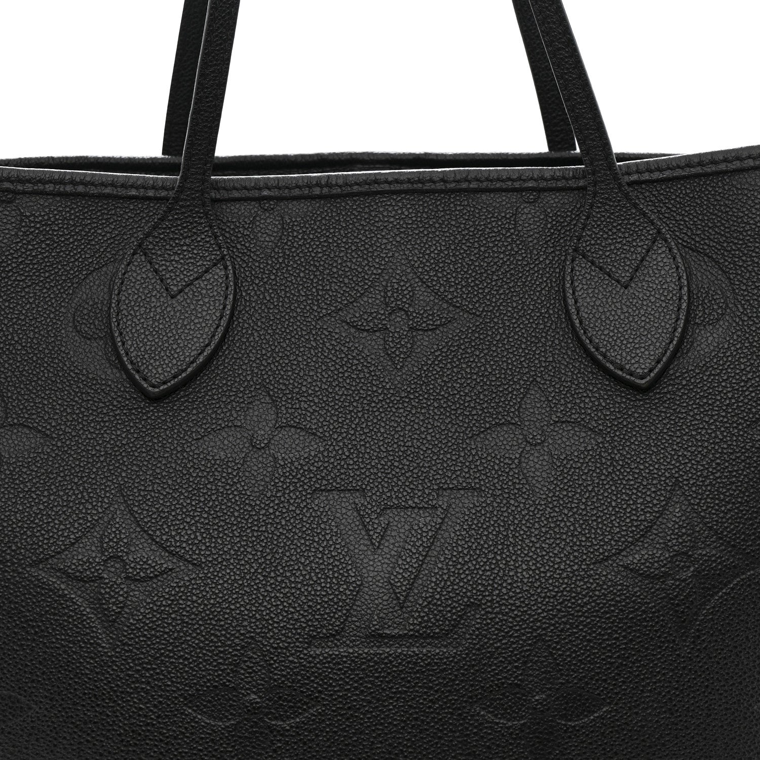 Louis Vuitton Empreinte Monogram Giant Neverfull MM Black 7 of 12
