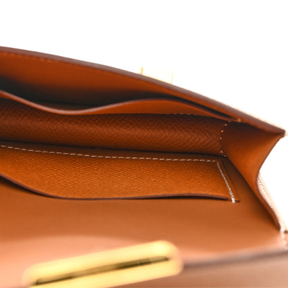 Hermes Epsom Constance Slim Wallet Gold 6 of 9