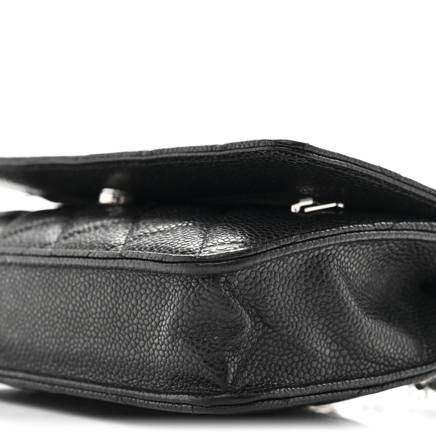 Chanel Caviar Quilted Wallet on Chain WOC Black 11 of 12