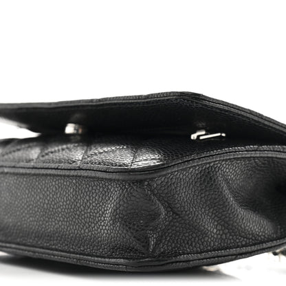 Chanel Caviar Quilted Wallet on Chain WOC Black 11 of 12