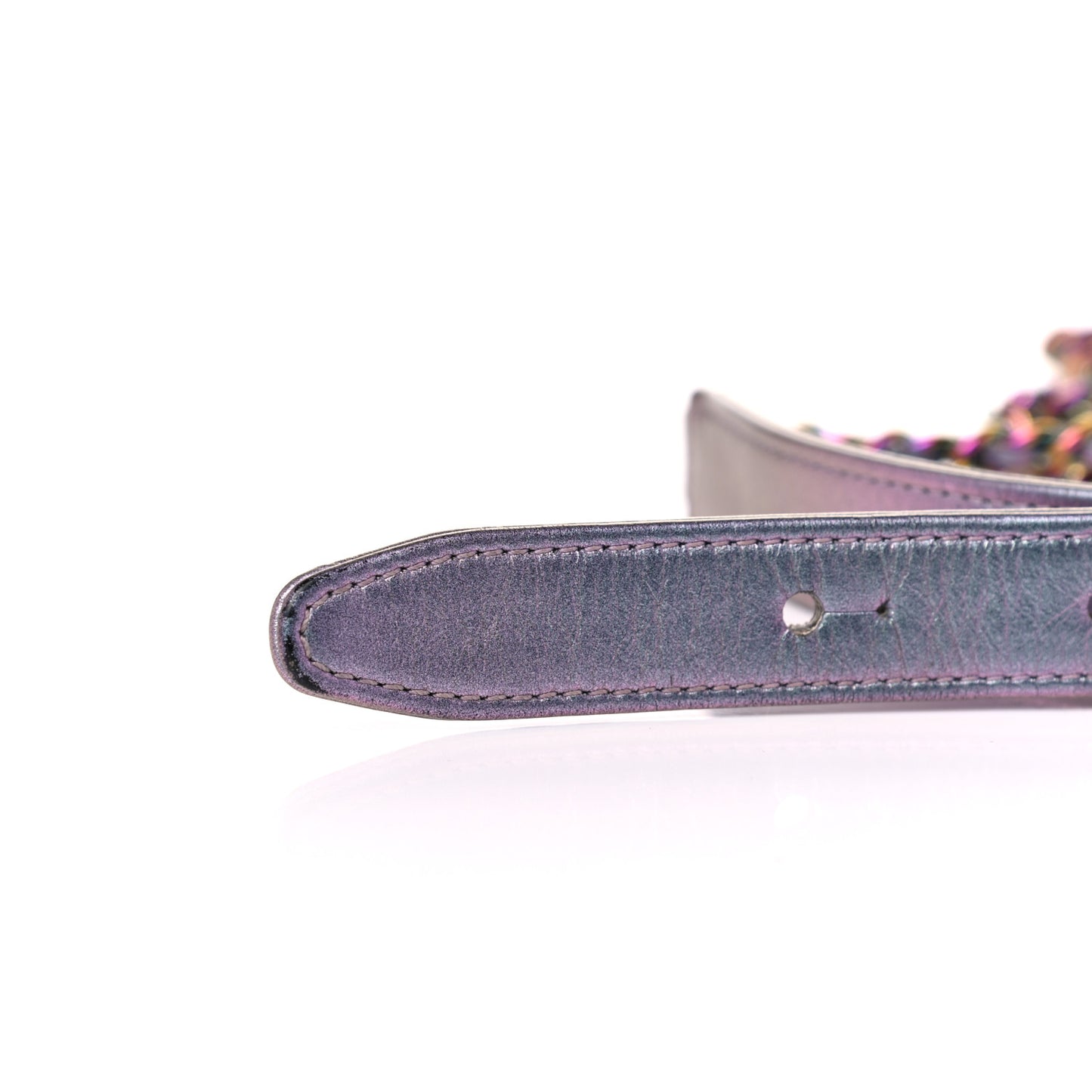 Iridescent Lambskin Calfskin Quilted Medium Gabrielle Hobo Light Purple