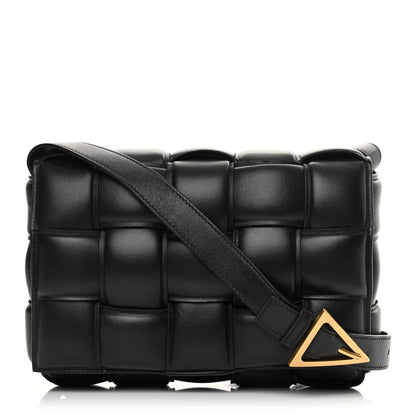 Bottega Veneta Nappa Maxi Intreccio Padded Cassette Crossbody Bag Black 1 of 11