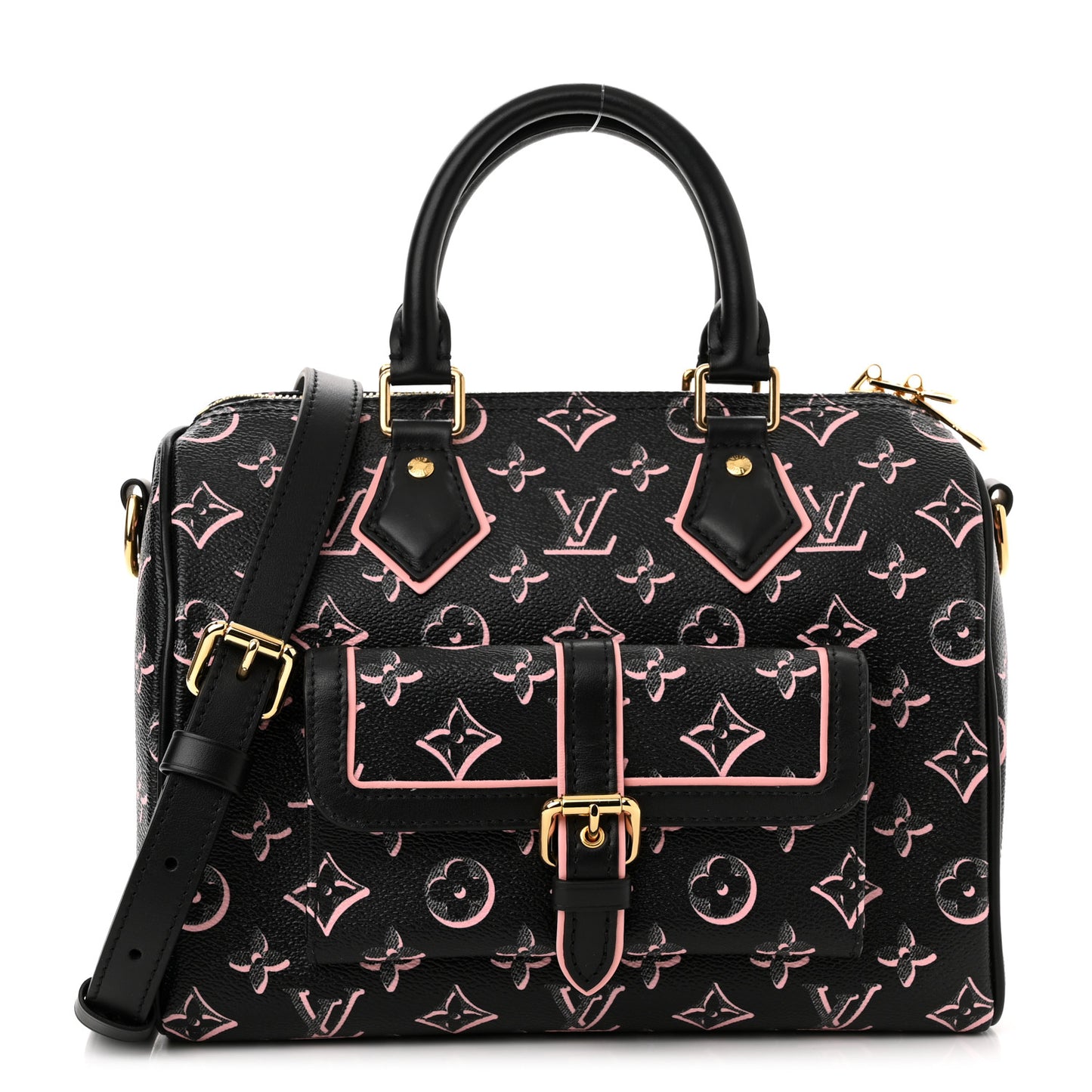 Monogram Fall for You Speedy Bandouliere 25 Black