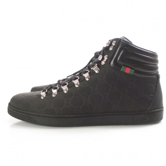Gucci Neoprene Guccissima Men's High Top Sneakers 10 2 of 9
