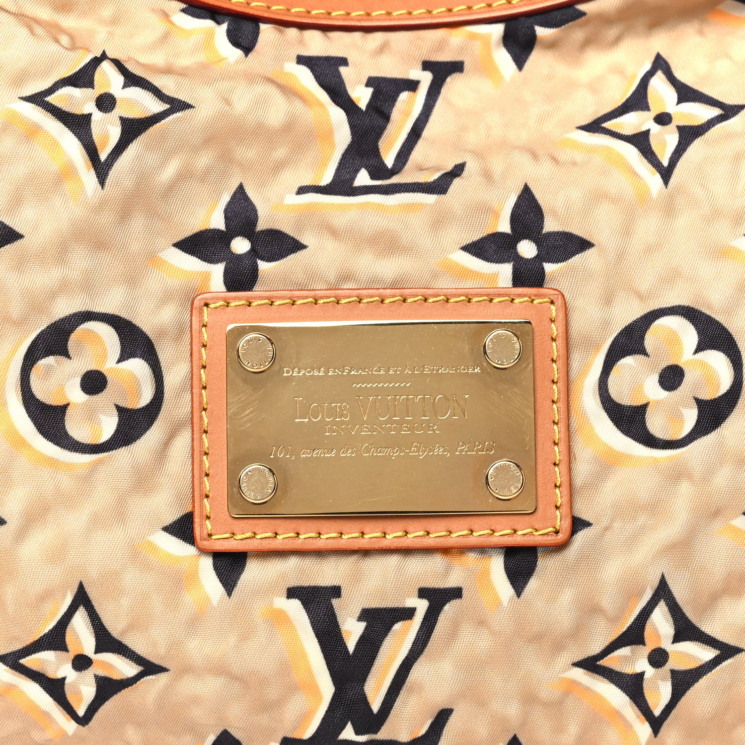Louis Vuitton Nylon Monogram Cruise Bulles PM Beige 7 of 9