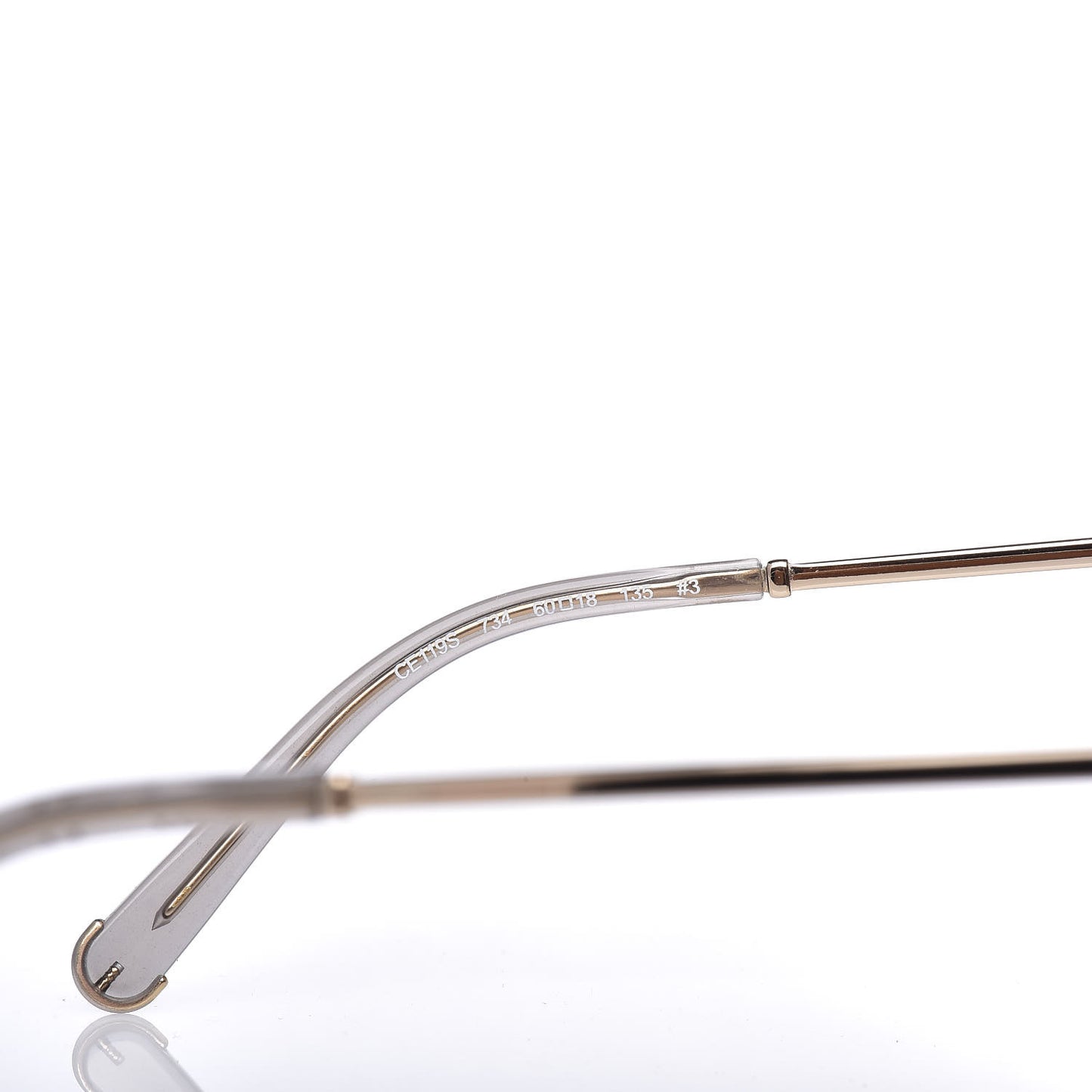 Oversize Round Carlina Sunglasses CE119S Gold