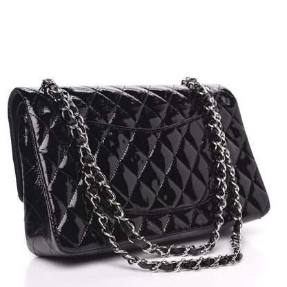 Chanel Patent Quilted Medium Double Flap Black 3 of 13