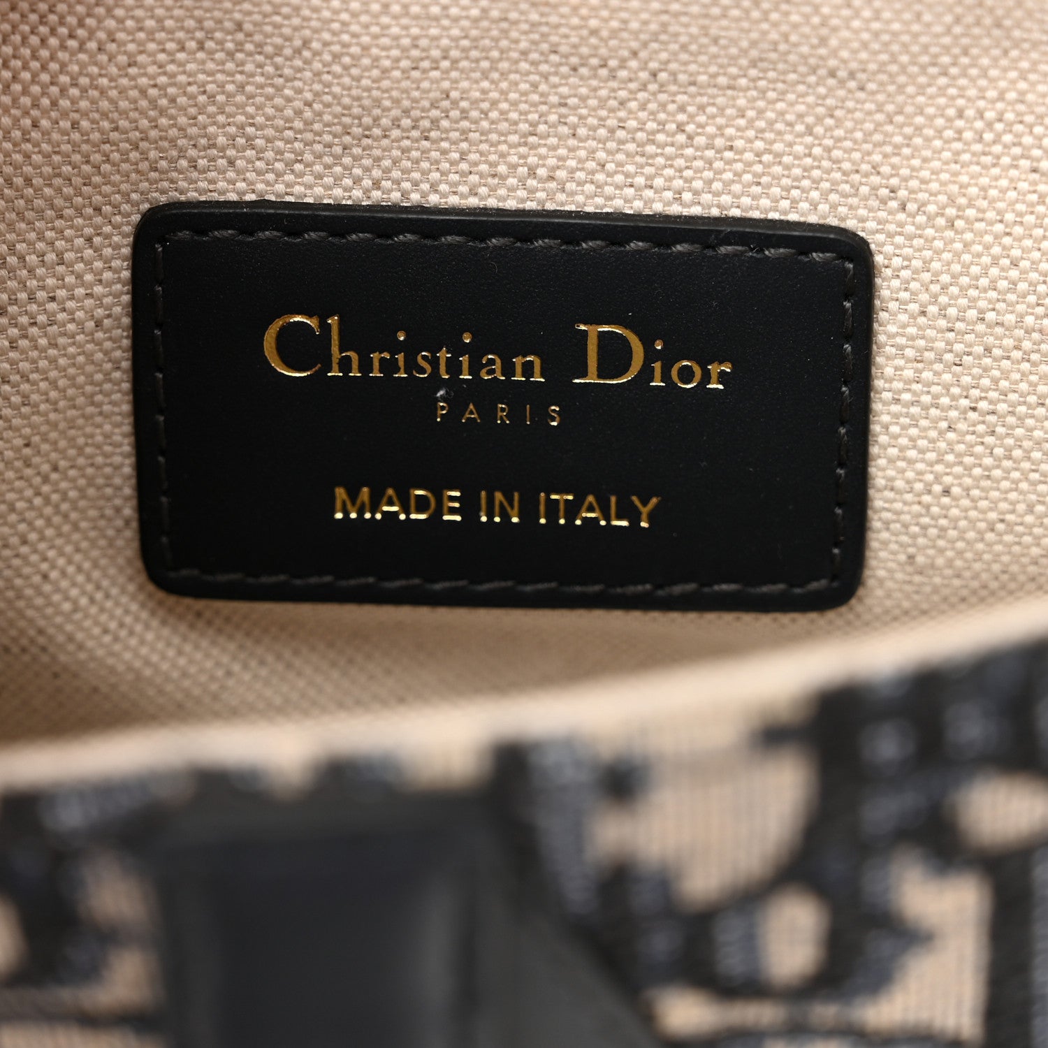 Christian Dior Oblique Mini Saddle Bag With Strap Blue 7 of 10