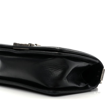 Chanel Calfskin Crystal Studded Small Studded Boy Flap Black 10 of 12