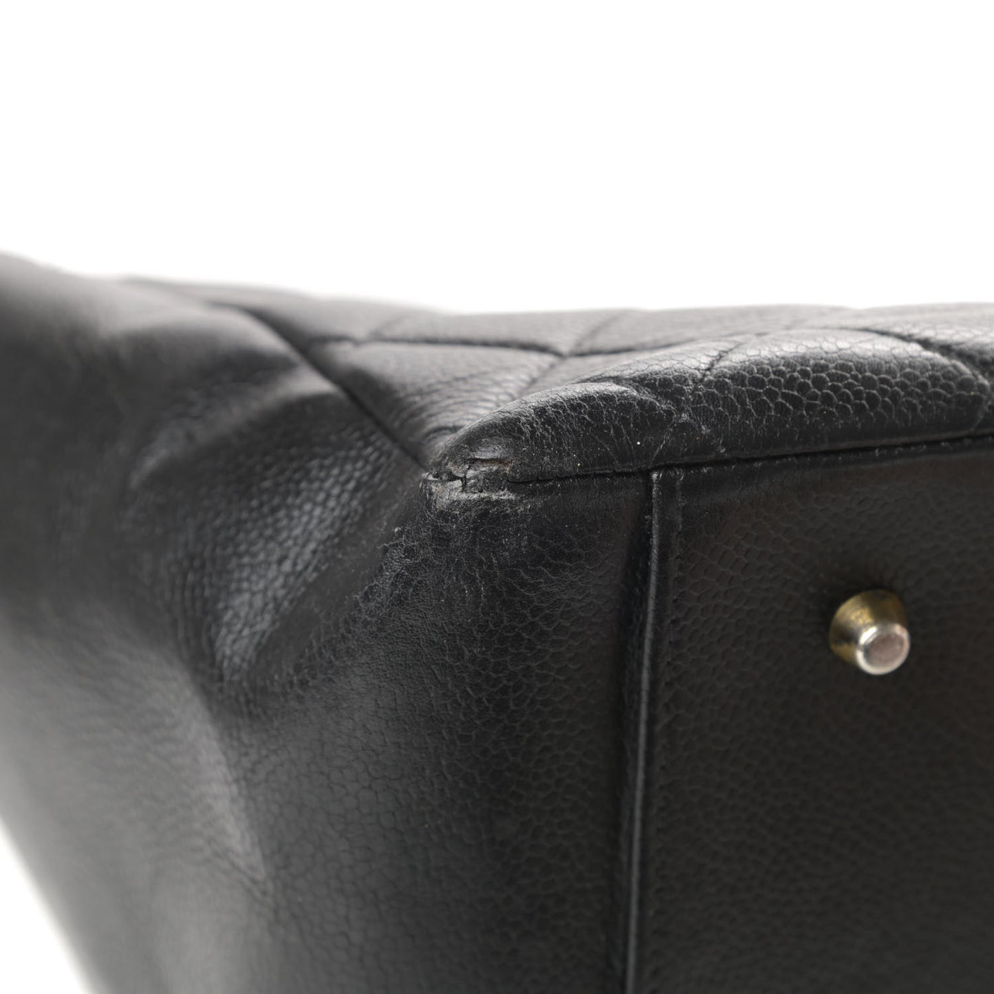 Caviar Quilted Timeless CC Tote Black