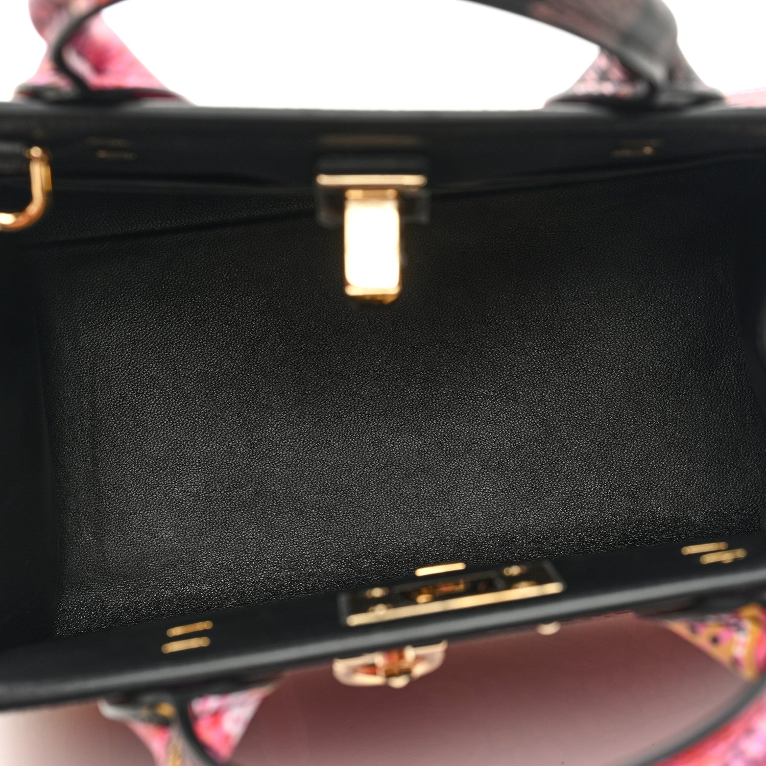 Salvatore Ferragamo Calfskin Batik Print Small The Studio Bag Multicolor 5 of 8
